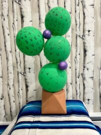 Easy DIY Cactus Centerpiece