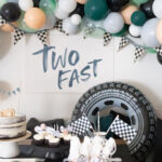 two fast birthday table