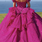 hot pink quinceanera dress