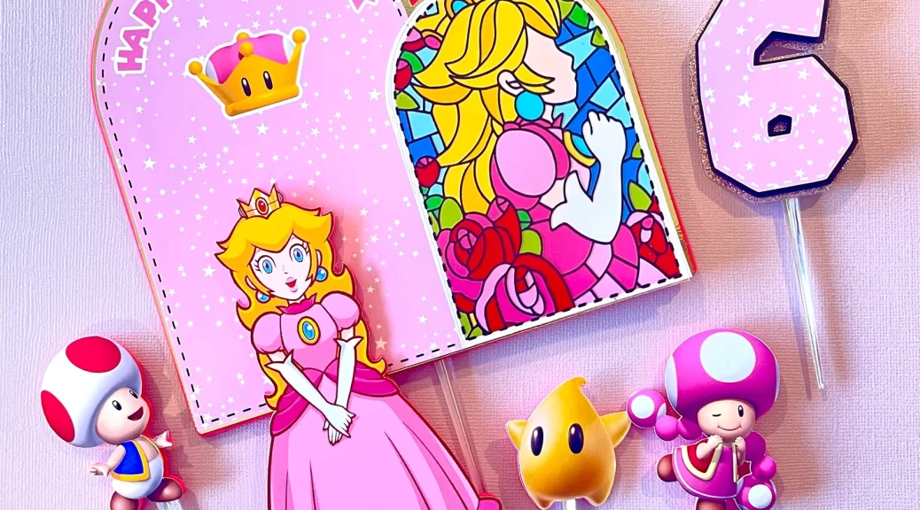 princess peach cake topper