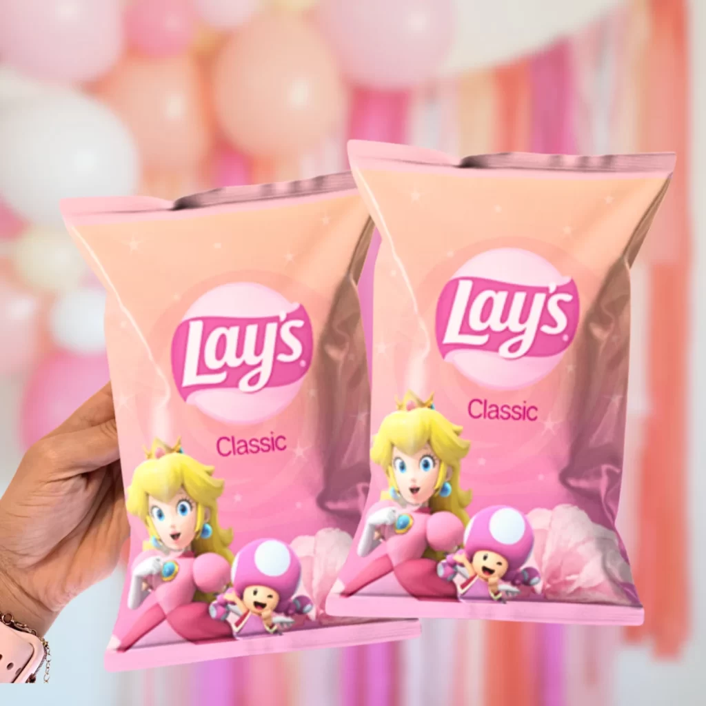 princess peach chip bags