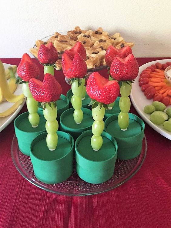 Mario kart fruit tulips food