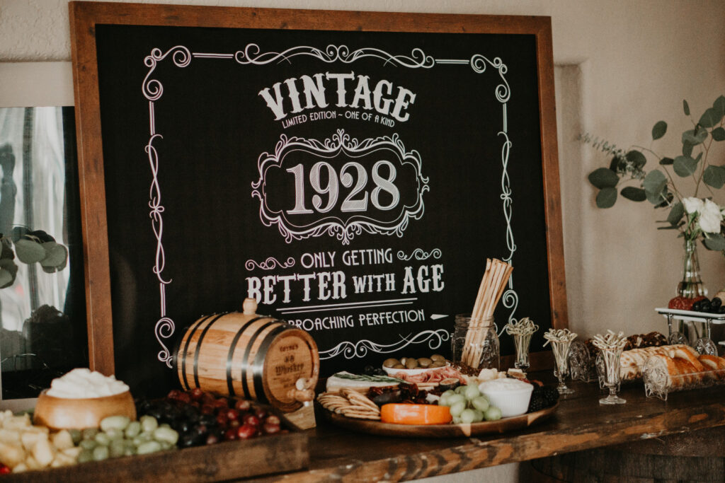 aged to perfection party theme