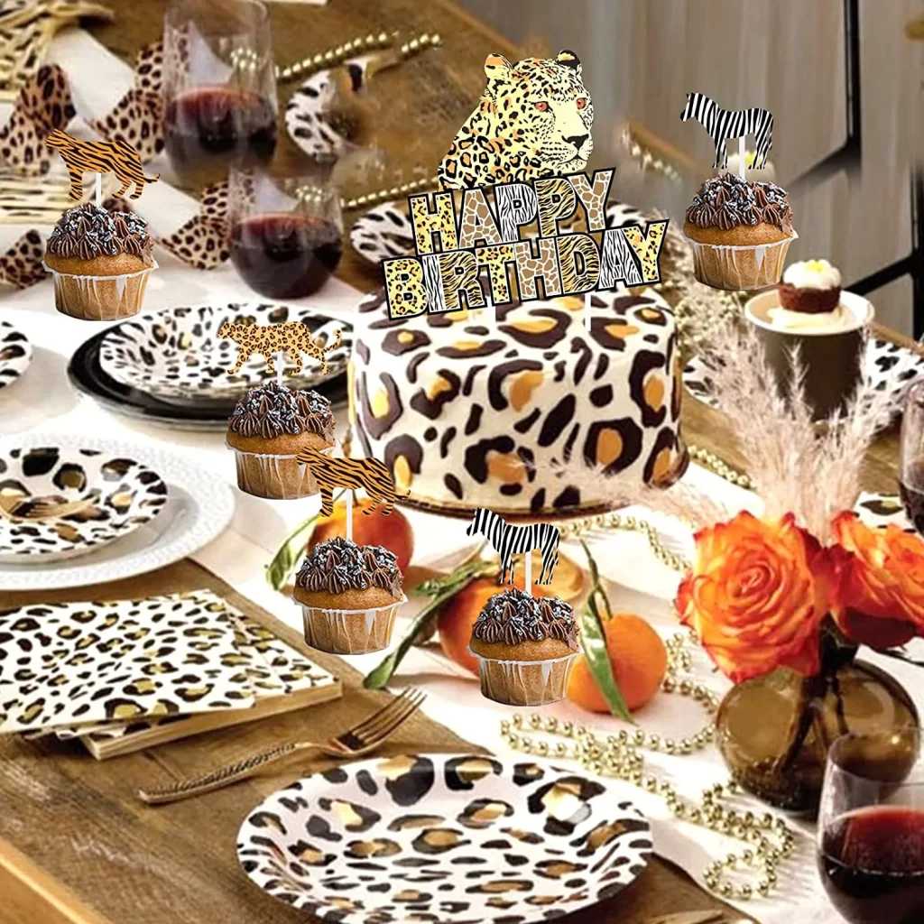 leopard theme adult party