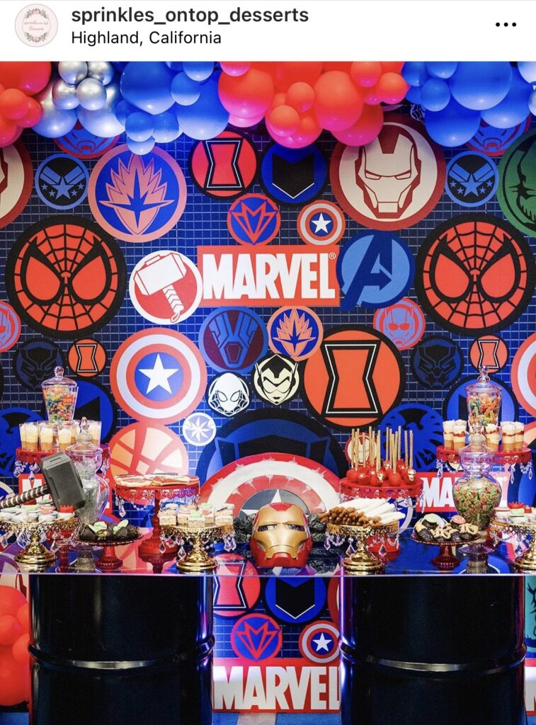 marvel theme party for adults