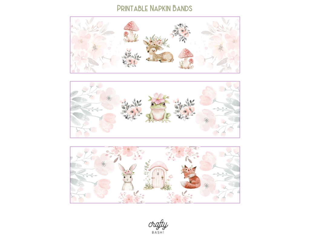 fairy party decor printable