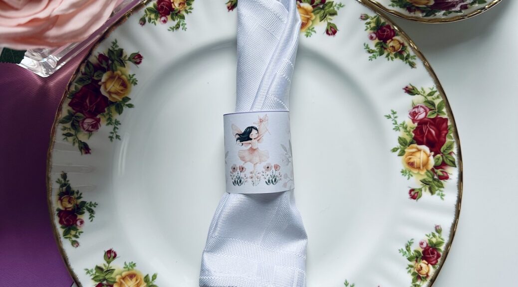 free printable fairy napkin rings