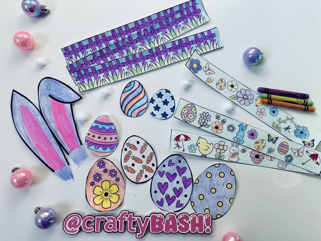 easter printable headband craft