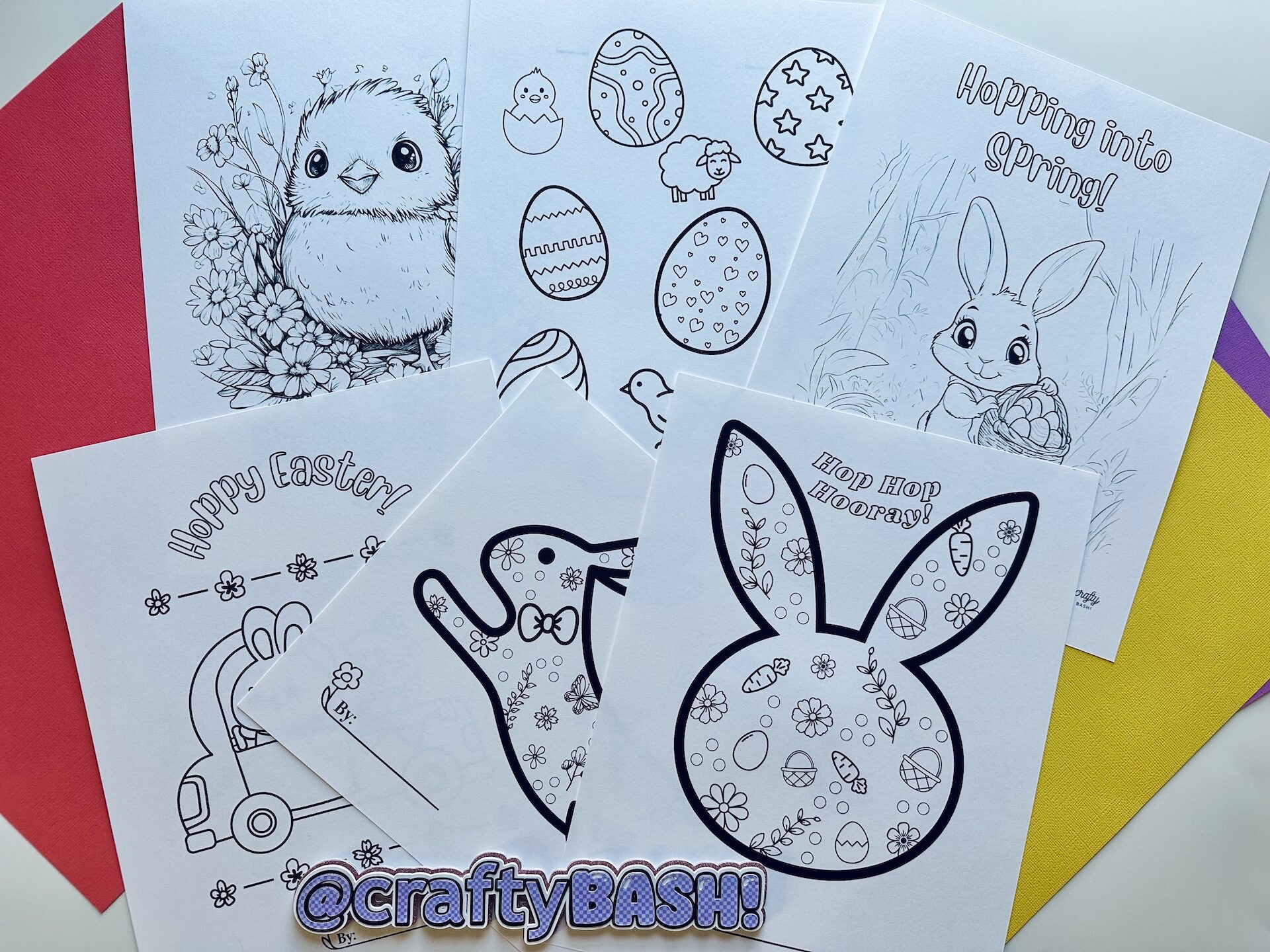 free printable easter coloring pages