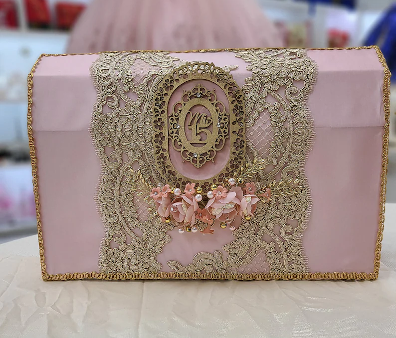 quinceanera money box ideas