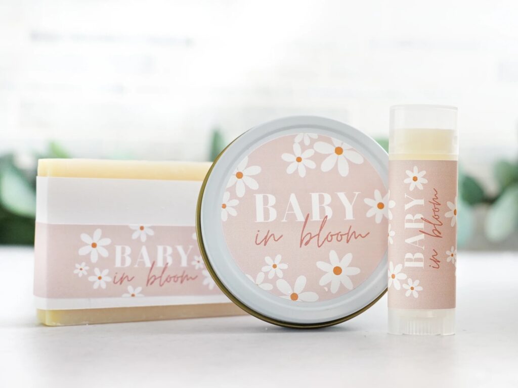 baby in bloom shower theme