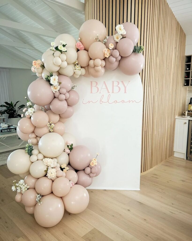 baby in bloom shower theme