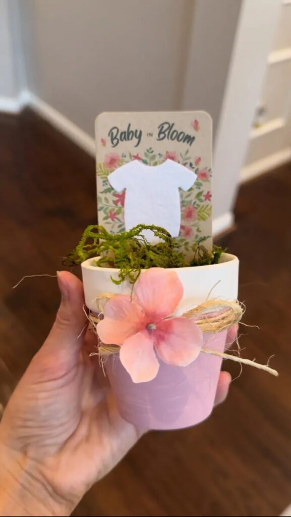 baby in bloom shower theme