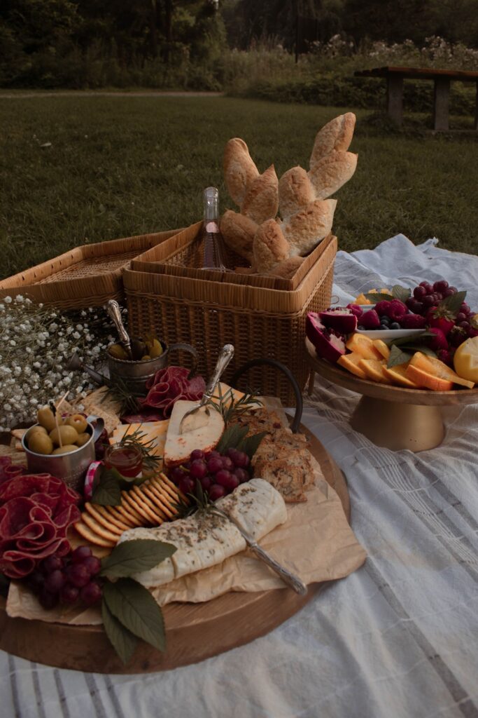 spring picnic aesthetic