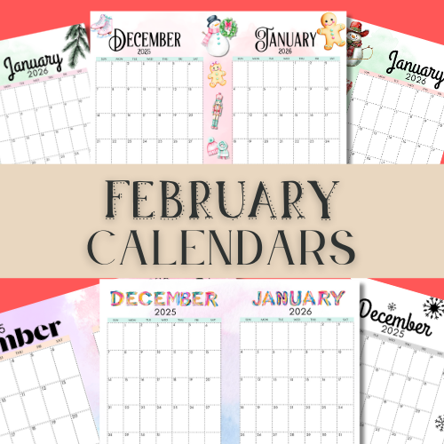 FEBRUARY CALENDAR